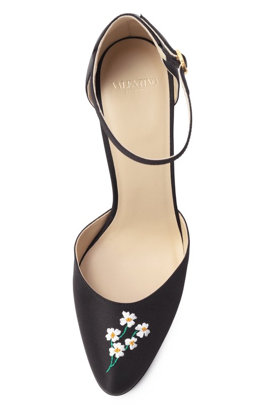 Текстильные туфли Hi Dolly 105 Valentino 7W2S0MI2/ZBN Чёрный  7W2S0MI2/ZBN Фото 6