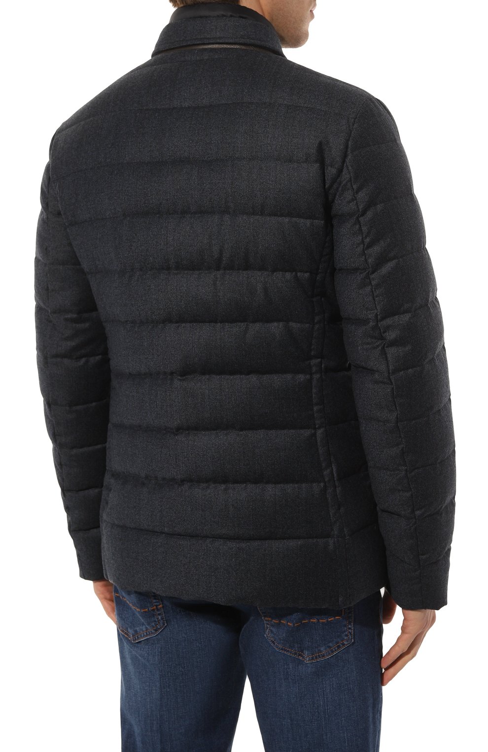 Пуховая куртка nomos-ff MOORER темно-синего цвета по цене 215000 руб., арт. MOUGI100246 TEPA240 NOMOS-FF, фото 4 Пуховая куртка nomos-ff MOORER, арт. MOUGI100246 TEPA240 NOMOS-FF, фото 4