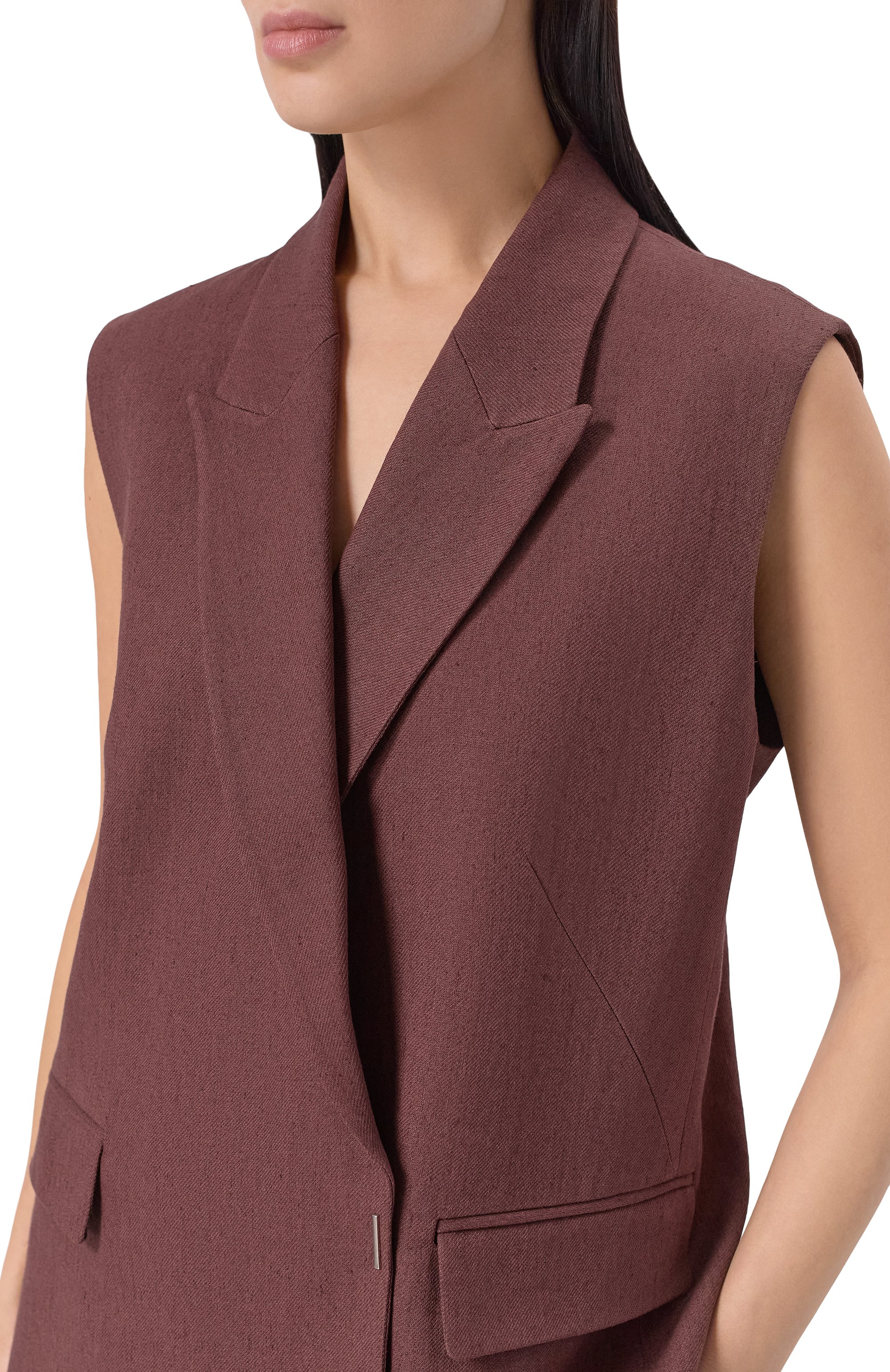 Жилет изо льна и вискозы BOSS, арт. 50557435, фото 5