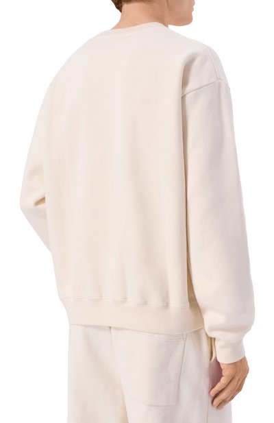 Хлопковый свитшот SPORTY AND RICH кремового цвета по цене 29300 руб., арт. ST09876218WH37, фото 4 Хлопковый свитшот SPORTY AND RICH, арт. ST09876218WH37, фото 4