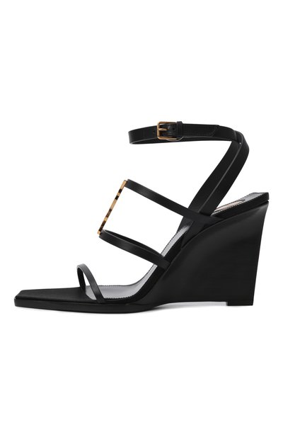 Кожаные босоножки nicla 90 SAINT LAURENT, арт. 821090/DWEDD, фото 4