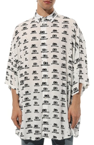 Рубашка из вискозы BALENCIAGA, арт. 725382/TNL88, фото 3