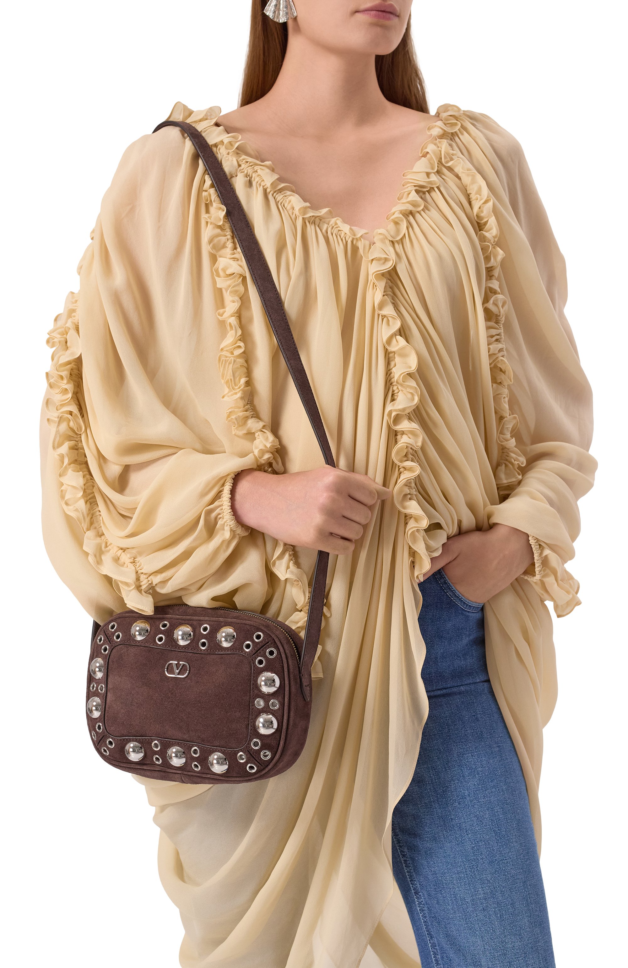 Сумка nellcôte VALENTINO, арт. 7W2B0R74/JET, фото 2