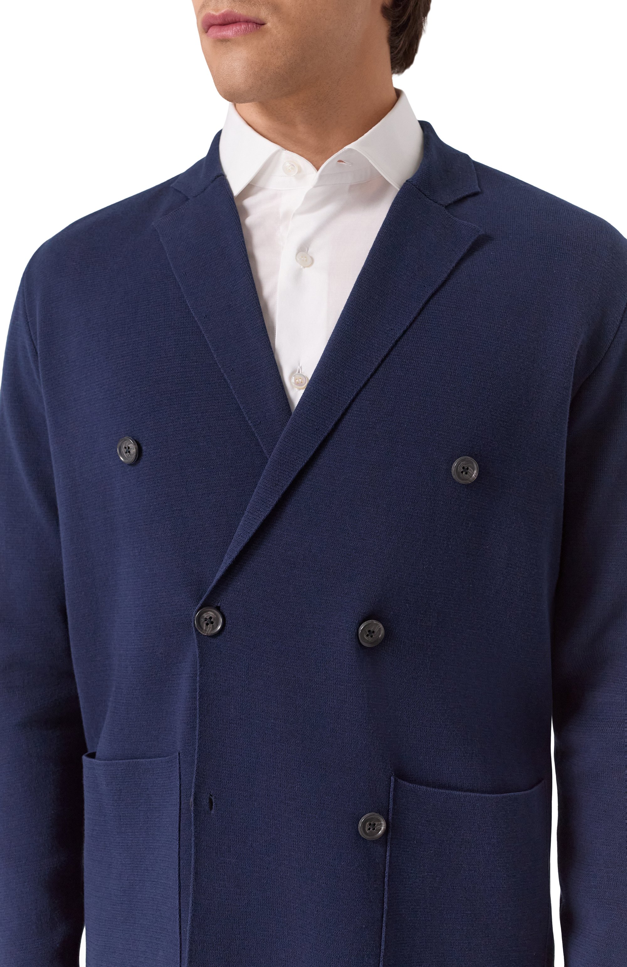 Хлопковый пиджак CORNELIANI, арт. 25M594-2525155, фото 5