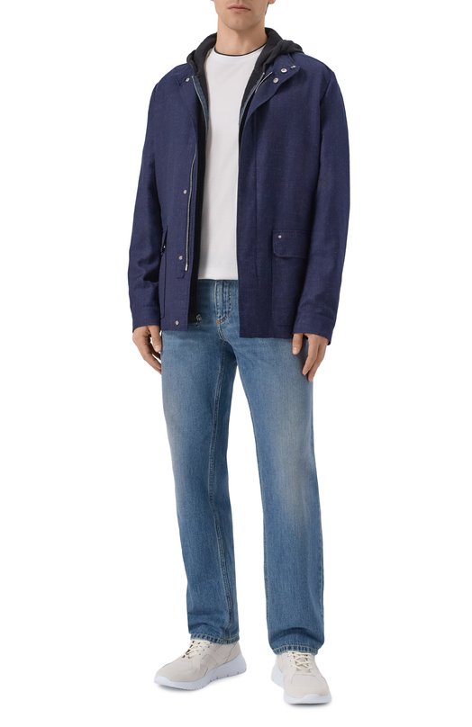 Хлопковая футболка Kiton UMK0970 Белый  UMK0970 Фото 2