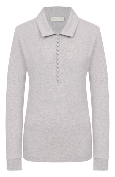 Женское хлопковое поло DRIES VAN NOTEN, арт. 011115-2603-813