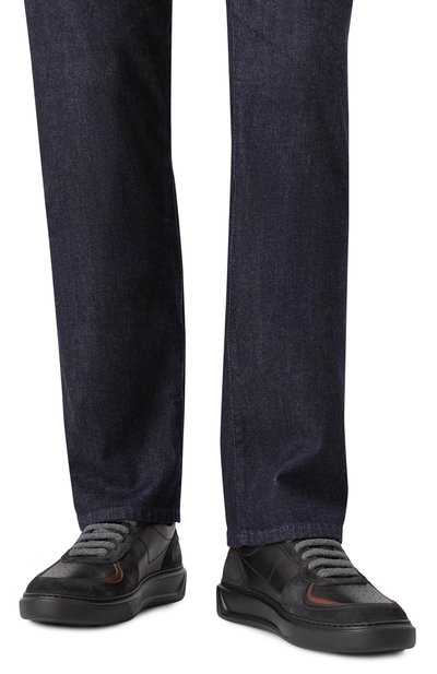 Кожаные кеды W.GIBBS, арт. 2259058/VIT. DEC0 W00LEN, фото 3