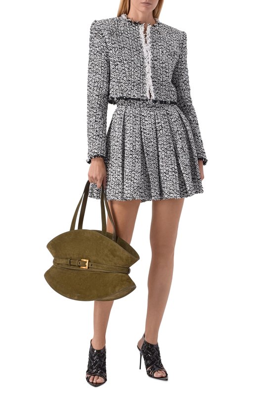 Сумка Shuffle medium Balmain GN0DQ023/LSDD Хаки  GN0DQ023/LSDD Фото 3