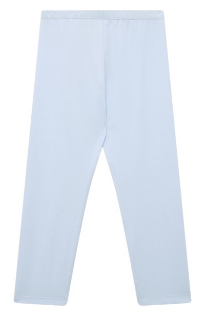 Хлопковые легинсы MONNALISA голубого цвета по цене 3785 руб., арт. 17ALEG, фото 2 Хлопковые легинсы MONNALISA, арт. 17ALEG, фото 2