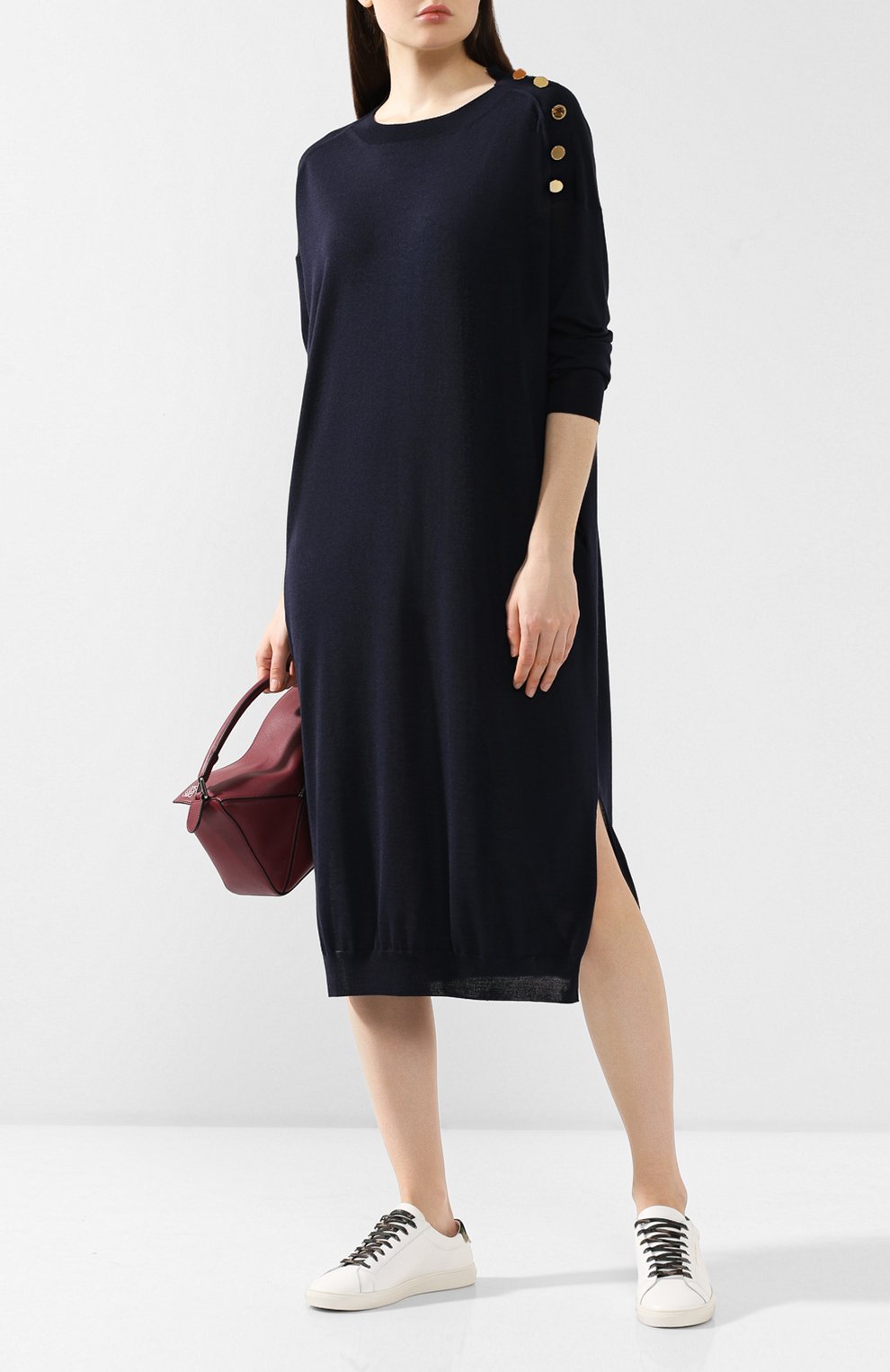 Платье из смеси шерсти и шелка STELLA MCCARTNEY, арт. 269330/S2087, фото 2