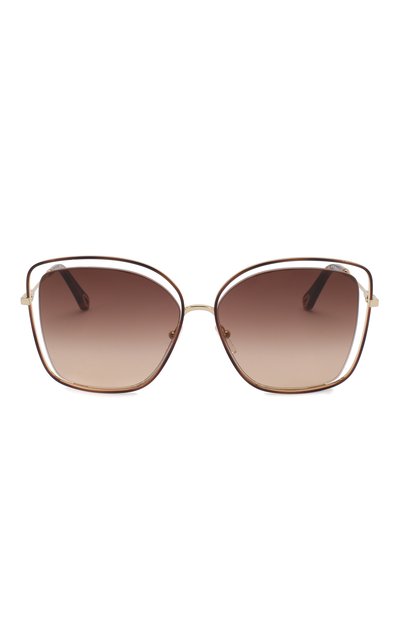 Солнцезащитные очки CHLOÉ коричневого цвета по цене 24550 руб., арт. 133S-213, фото 3 Солнцезащитные очки CHLOÉ, арт. 133S-213, фото 3