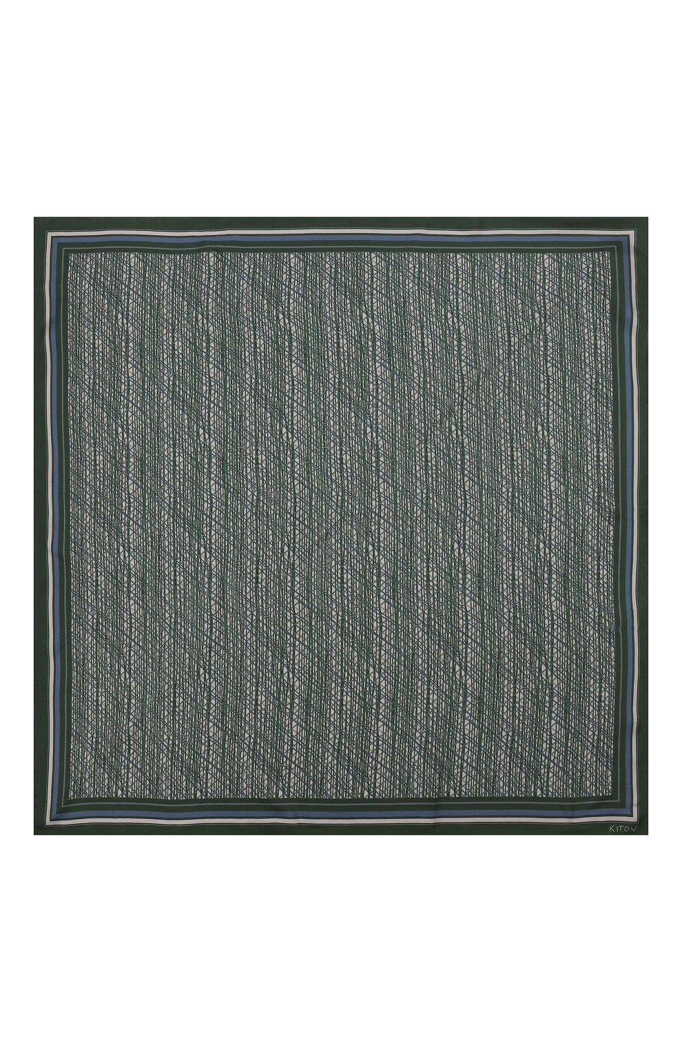 Шелковый платок KITON, арт. D53754XC5028, фото 4