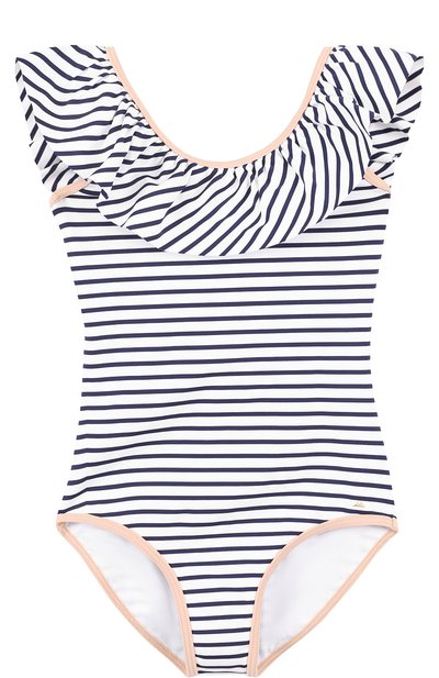 Слитный купальник с оборкой и бантом CHLOÉ, арт. C17064/2A-5A, фото 1