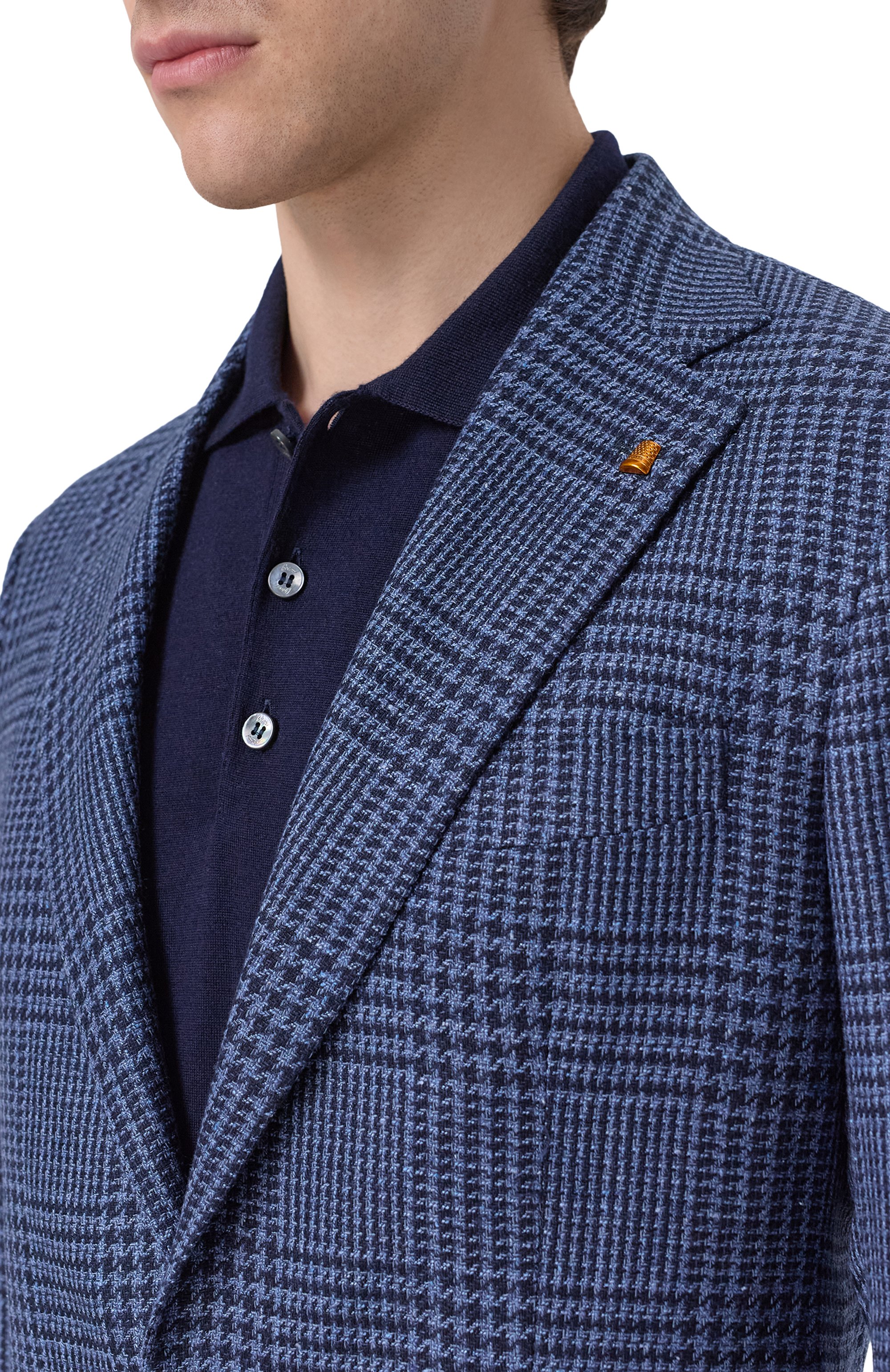 Пиджак из шерсти и шелка SARTORIA LATORRE, арт. EF74/QJ0824, фото 5