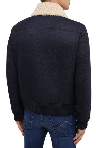 Шерстяной бомбер ELEVENTY PLATINUM, арт. B75GBTB41 TES0B030, фото 4