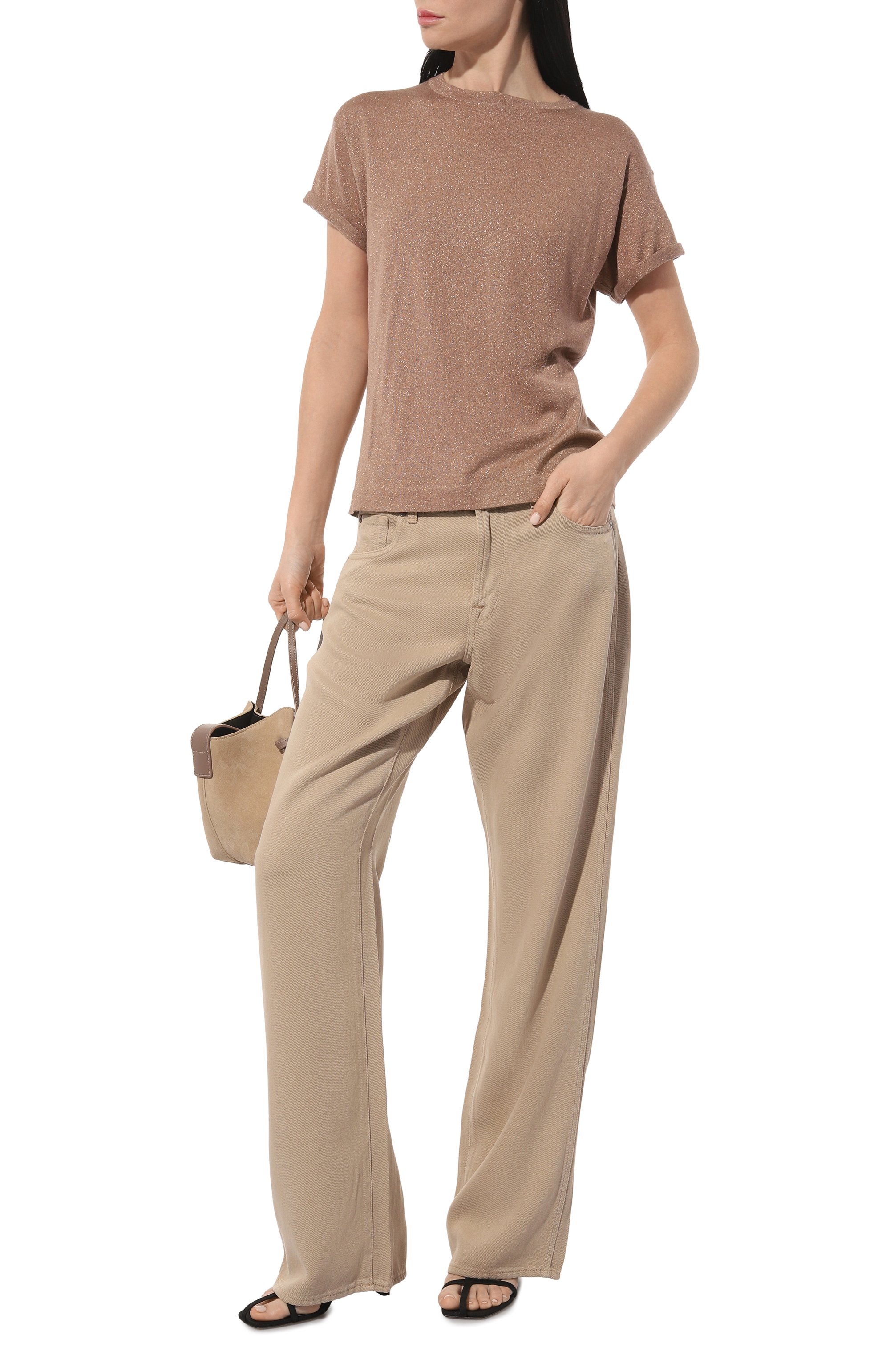 Пуловер из кашемира и шелка BRUNELLO CUCINELLI, арт. M41810000, фото 2