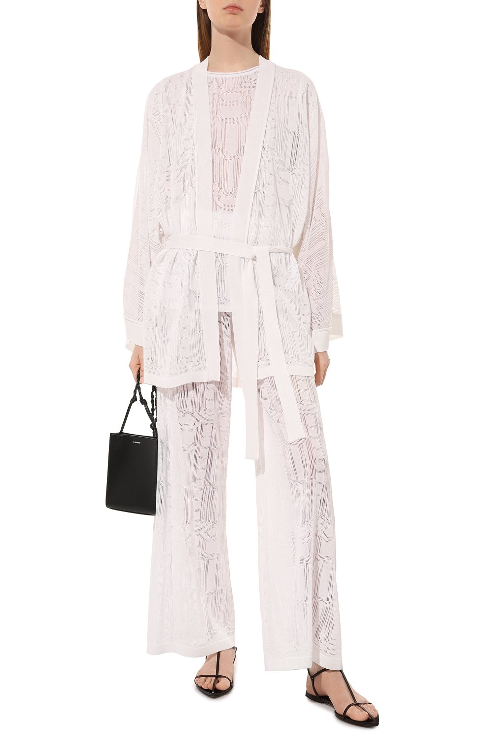 Кардиган из вискозы FREEAGE белого цвета по цене 54000 руб., арт. S23.CR041.7000.100, фото 2 Кардиган из вискозы FREEAGE, арт. S23.CR041.7000.100, фото 2