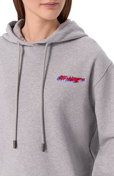 Хлопково е худи OFF-WHITE, арт. 0WBB035S26FLE001, фото 5