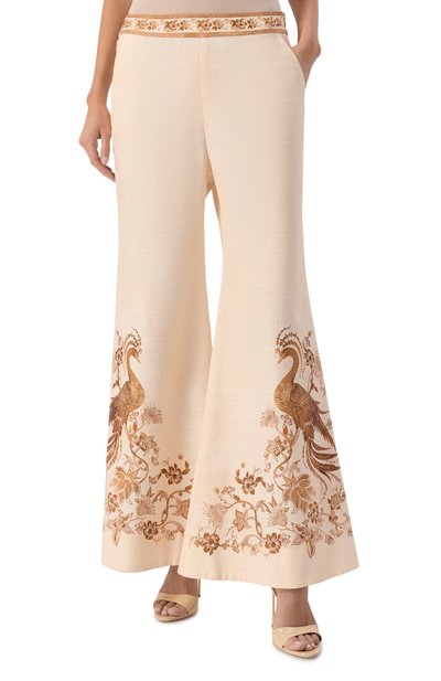 Хлопковые брюки ZIMMERMANN, арт. 3416PSS253, фото 3