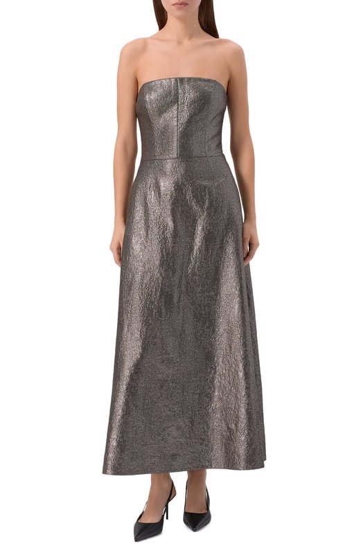 Платье из вискозы Хохлома х Алена Ахмадуллина WTD1335 Серебряный  WTD1335 Фото 3