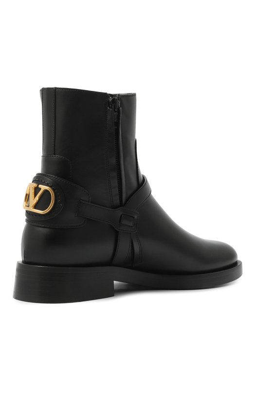 Кожаные полусапоги Vlogo Valentino 7W2S0MT2/DSH Чёрный  7W2S0MT2/DSH Фото 5