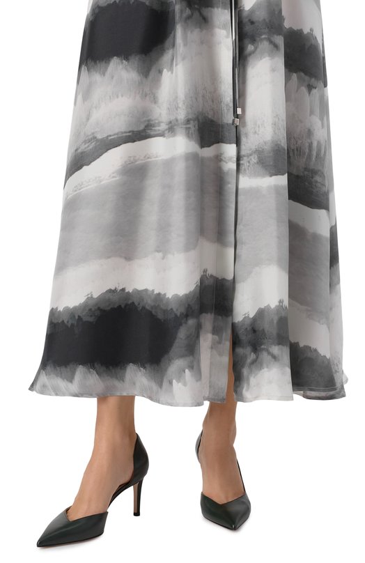 Кожаные туфли Kiton D58820K0524F18 Зелёный  D58820K0524F18 Фото 3