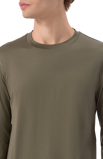 Лонгслив из лиоцелла и хлопка EMPORIO ARMANI, арт. 8N1TE9/1JUVZ, фото 5