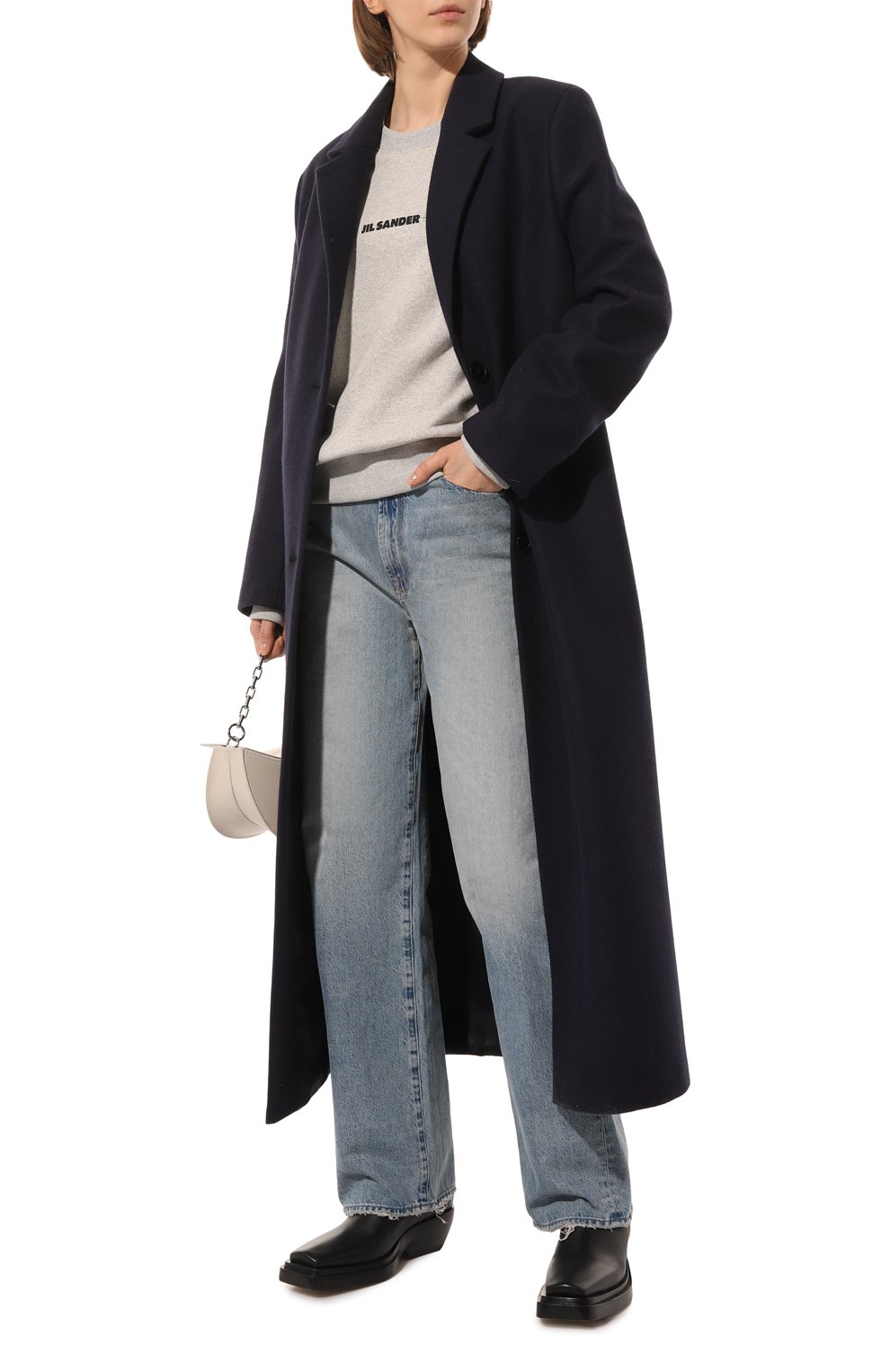 Хлопковый свитшот JIL SANDER, арт. J40GU0001/J20010, фото 2