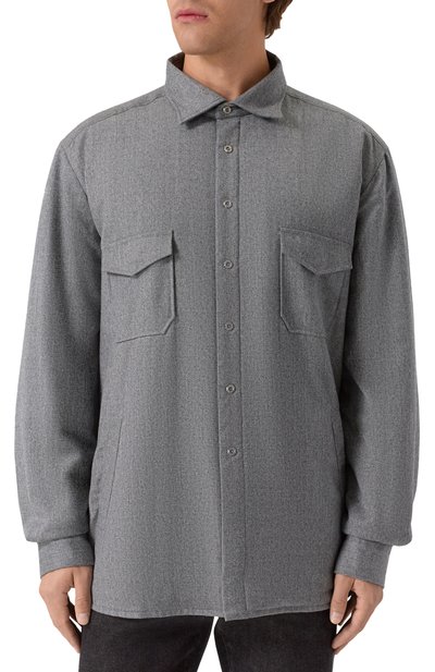 Шерстяная рубашка STEFANO RICCI, арт. MC008053/RD3001, фото 3