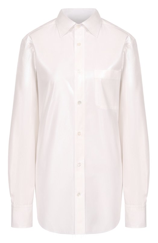 Хлопковая рубашка Maison Margiela S50DT0071/S43001 Белый S50DT0071/S43001