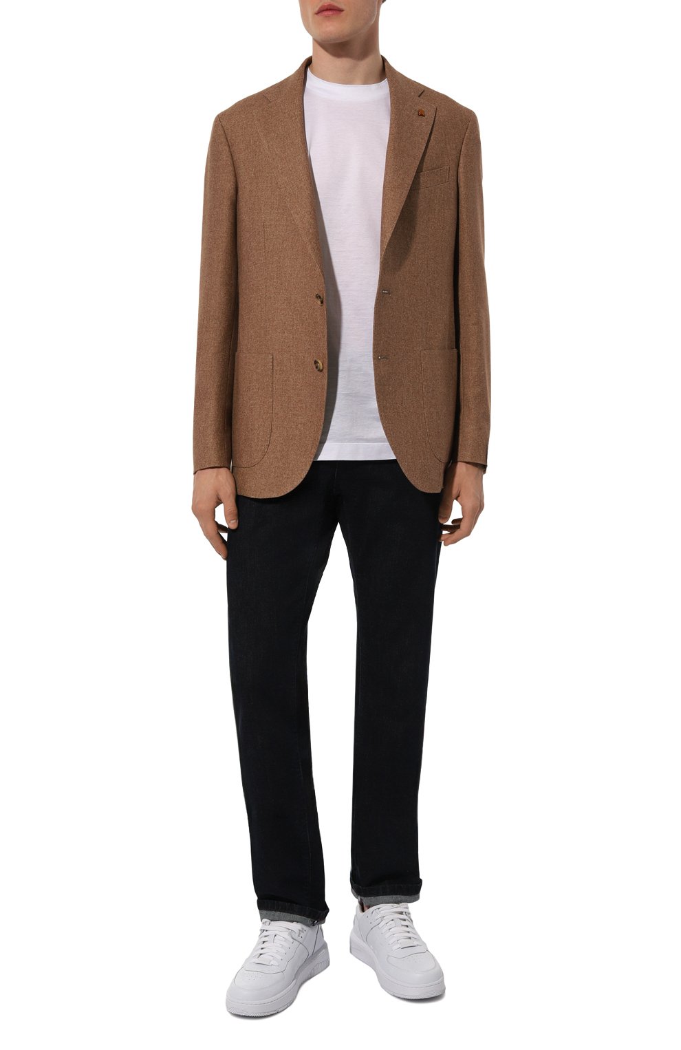 Пиджак из шерсти и хлопка SARTORIA LATORRE, арт. EF74/UG0515, фото 3