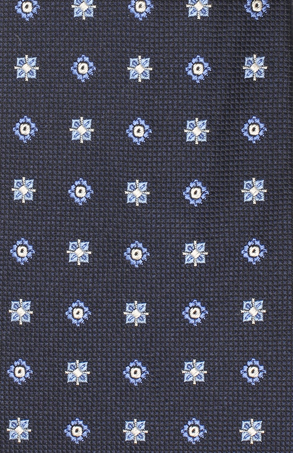 Шелковый галстук CANALI темно-синего цвета по цене 9525 руб., арт. 18/HJ02260, фото 3 Шелковый галстук CANALI, арт. 18/HJ02260, фото 3