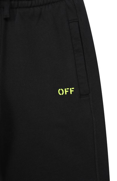 Хлопковые шорты OFF-WHITE, арт. 0BCI001S26FLE002, фото 3