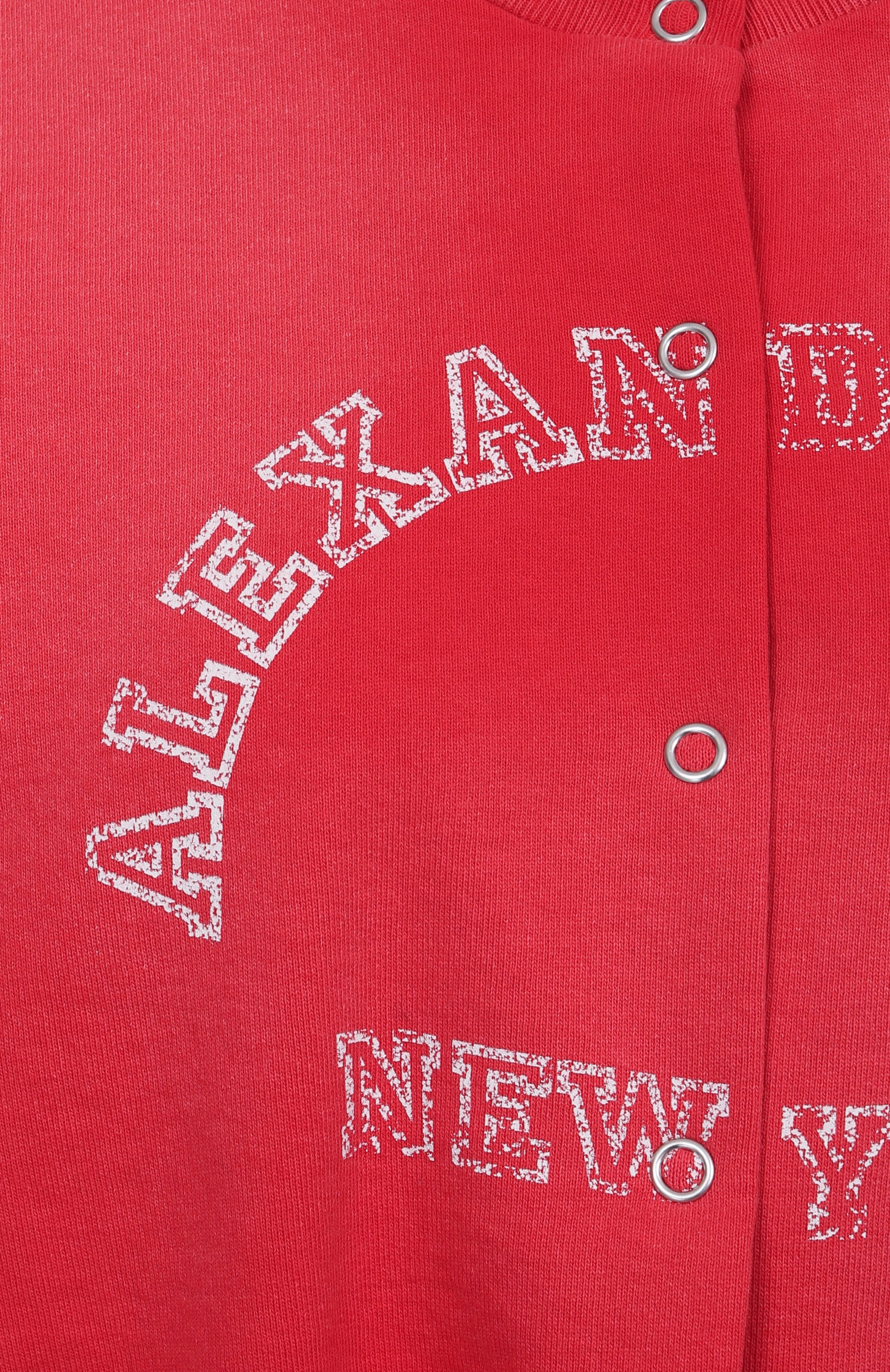 Хлопковая толстовка ALEXANDERWANG.T красного цвета по цене 59150 руб., арт. 4CC2251555, фото 6 Хлопковая толстовка ALEXANDERWANG.T, арт. 4CC2251555, фото 6