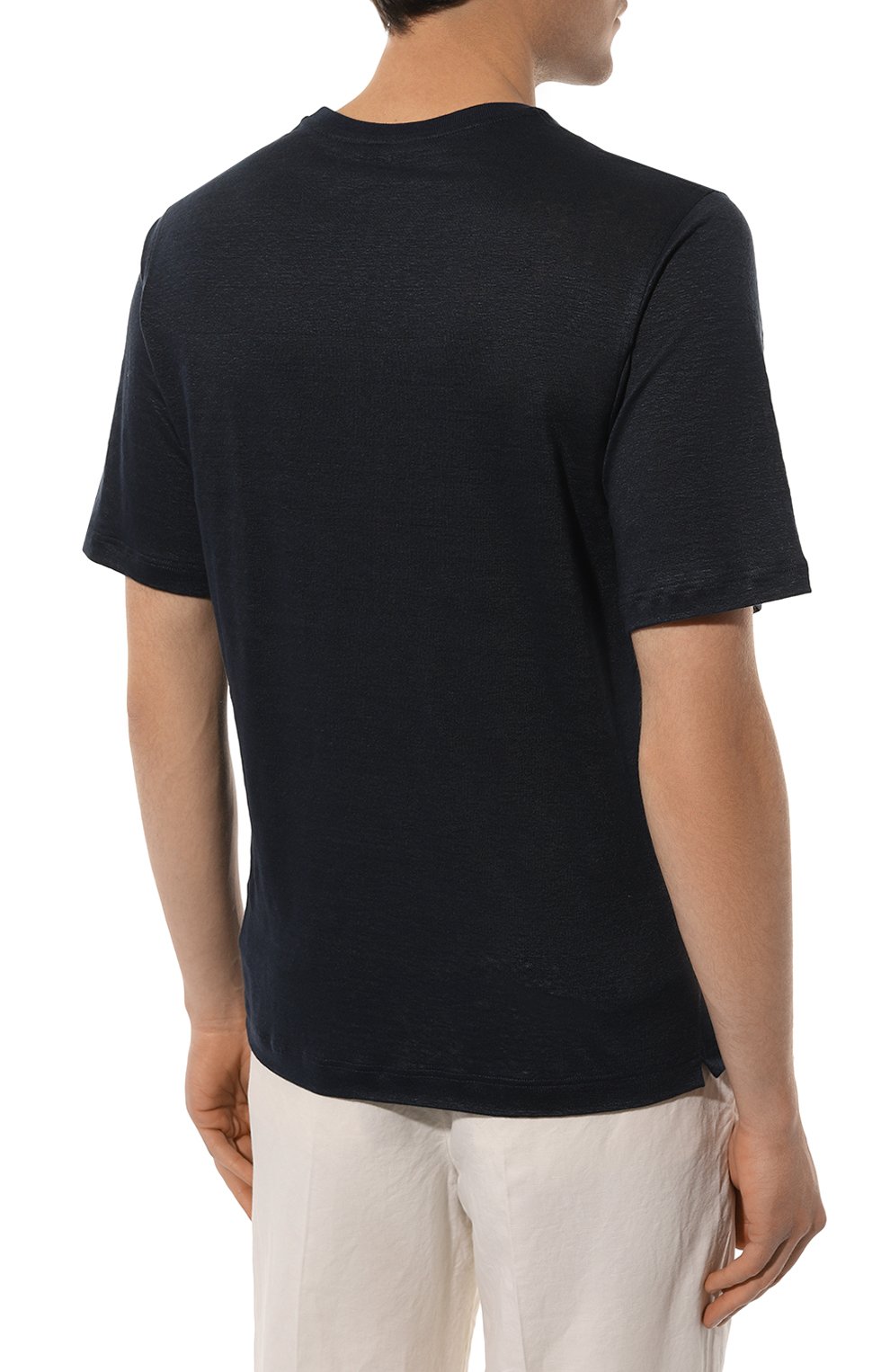 Льняная футболка ZILLI, арт. TSR02AM0800VZLF65M, фото 4