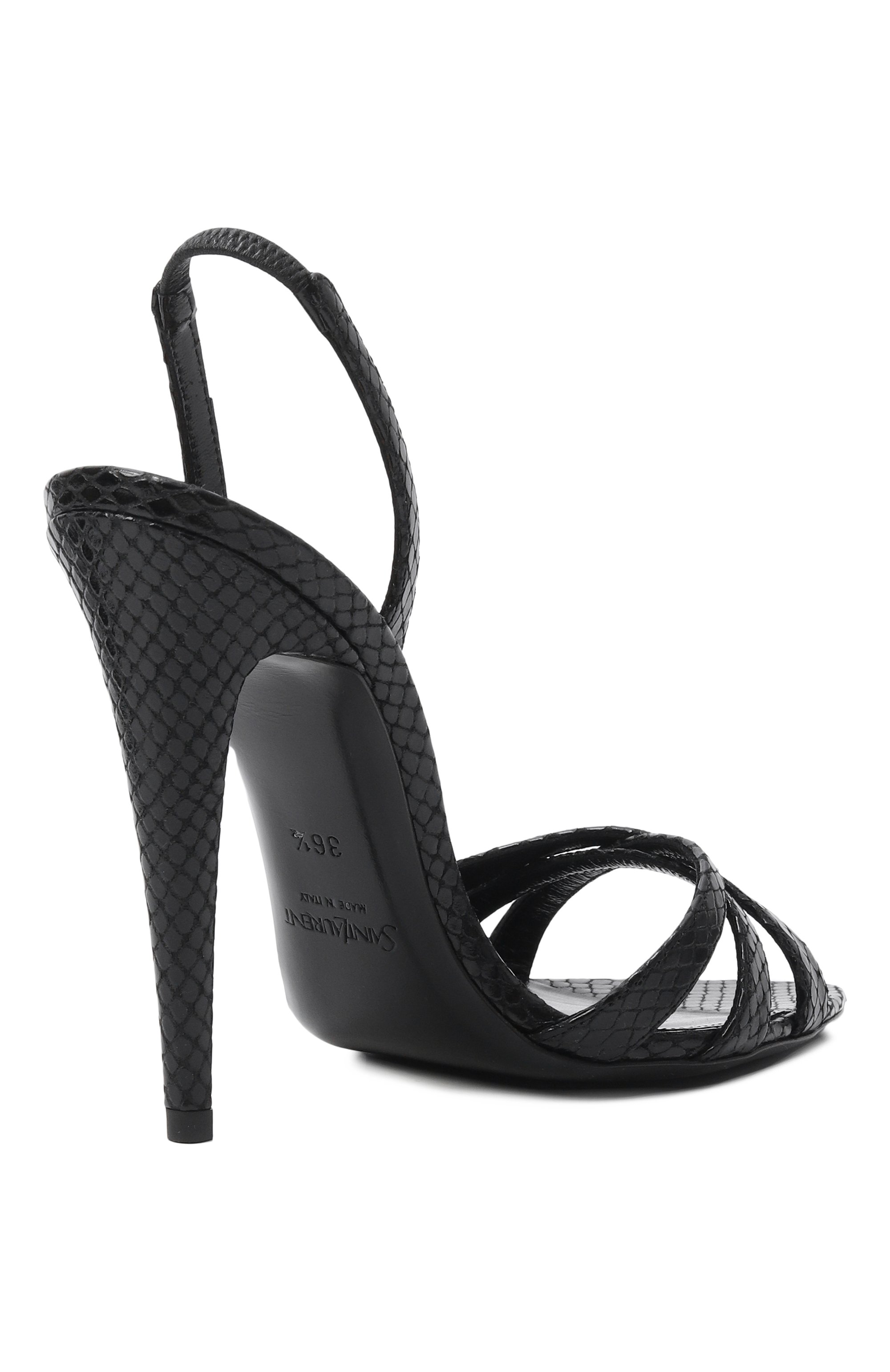 Кожаные босоножки kate 110 SAINT LAURENT, арт. 859260/AAGFL, фото 5