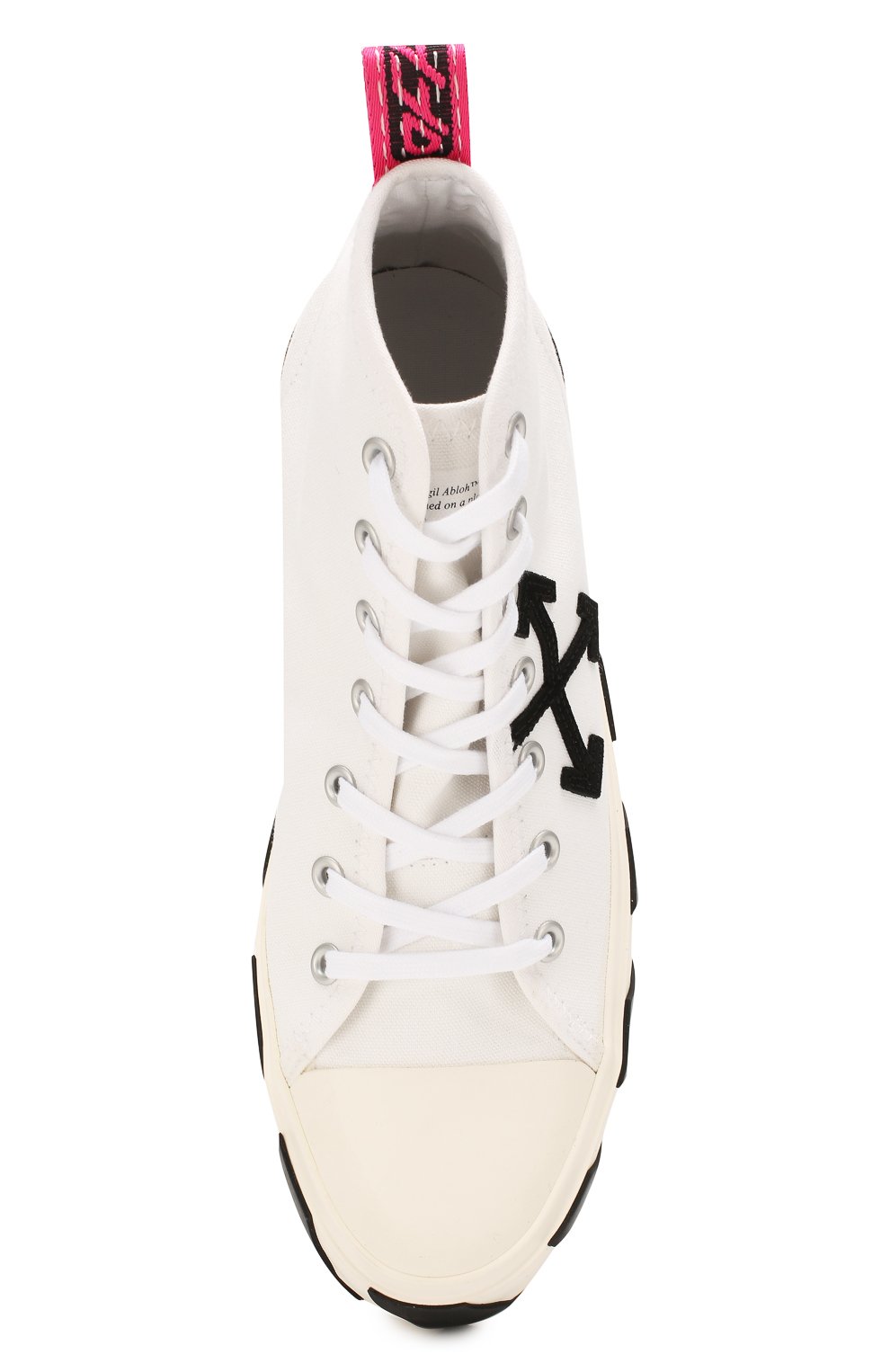 Текстильные кеды OFF-WHITE, арт. 0MIA119S20D330380110, фото 5