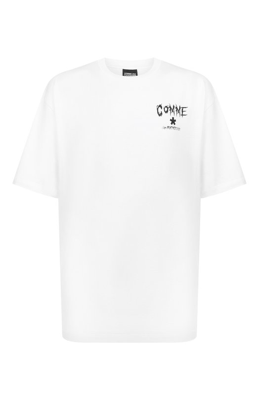 Хлопковая футболка Comme des Fuckdown CFABM01848 Белый CFABM01848