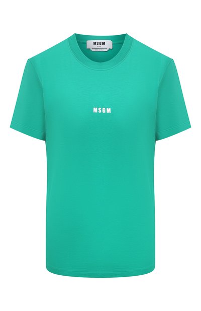 Женская хлопковая футболка MSGM, арт. 3541MDM500/237798