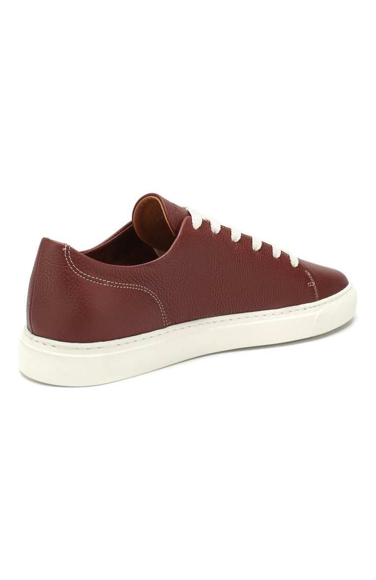 Мужские кожаные кеды HARRYS OF LONDON бордового цвета, арт. PURSUIT S0FT MILLED CALF | Фото 4 (Подошва: Плоская; Статус проверки: Проверена категория; Материал внутренний: Натуральная кожа; Материал утеплителя: Без утеплителя; Стили: Классический; Драгоценные камни: Проставлено; Материал сплава: Проставлено; Материал внешний: Натуральная кожа; Кросс-КТ: Низкие; Автоматизация Diginetica: Не назначено)