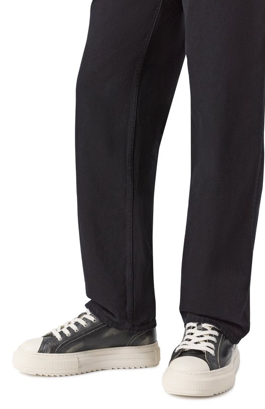 Кожаные кеды Berlin Dsquared2 SNM0455/11508296 Чёрный  SNM0455/11508296 Фото 3