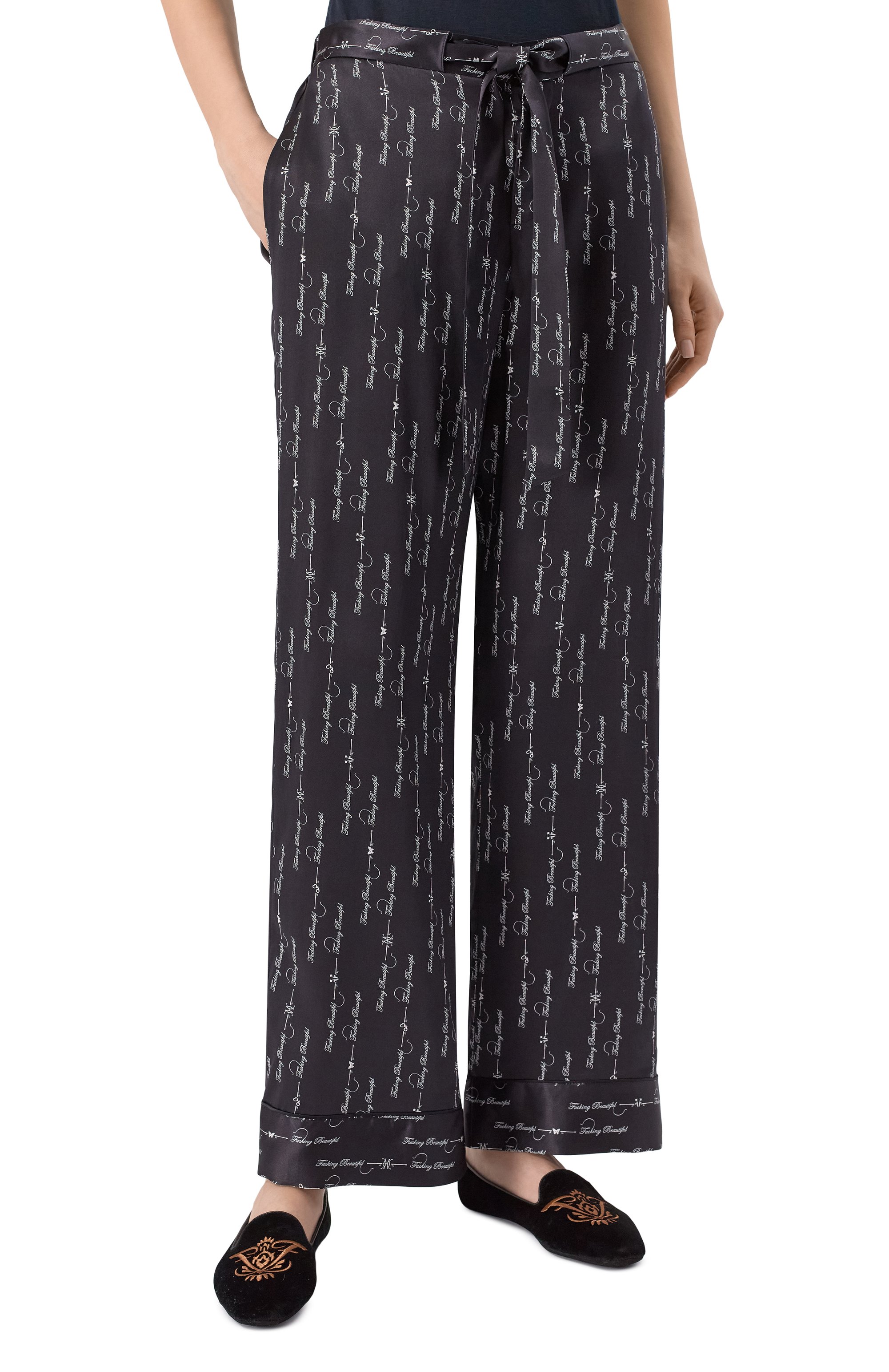 Шелковые брюки KIKI DE MONTPARNASSE, арт. C002PT042, фото 3