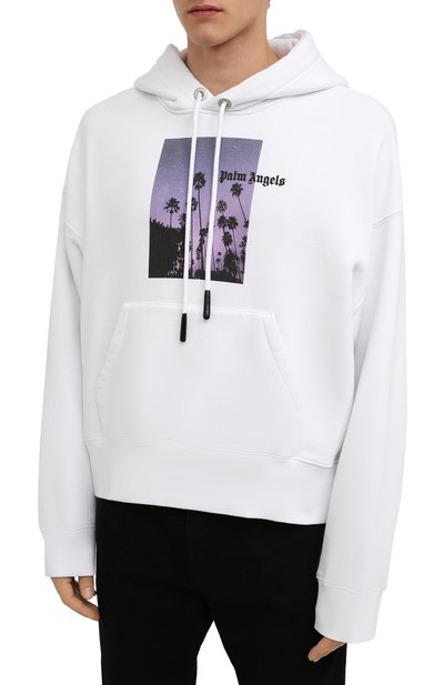 Хлопковое худи PALM ANGELS, арт. PMBB058F21JER0010110, фото 3