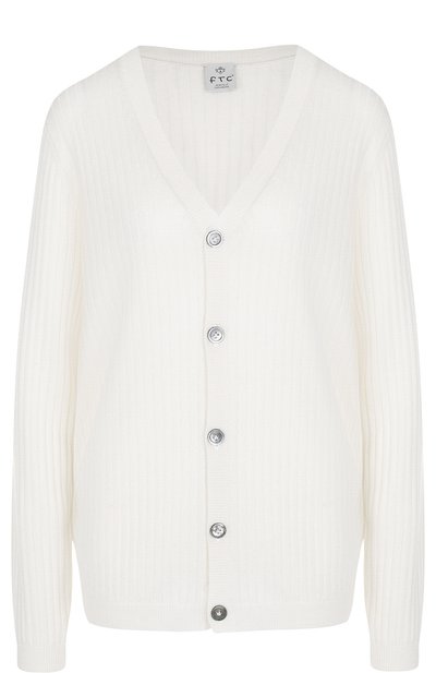 Однотонный кашемировый кардиган на пуговицах FTC, арт. 707-1120, фото 1