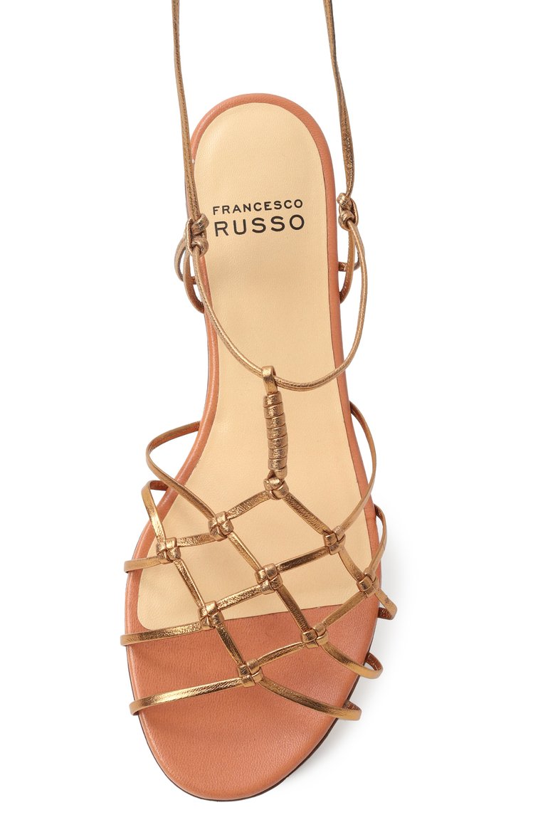 Кожаные сандалии FRANCESCO RUSSO, арт. R1S920/NAPPA LAMINATED/307, фото 4