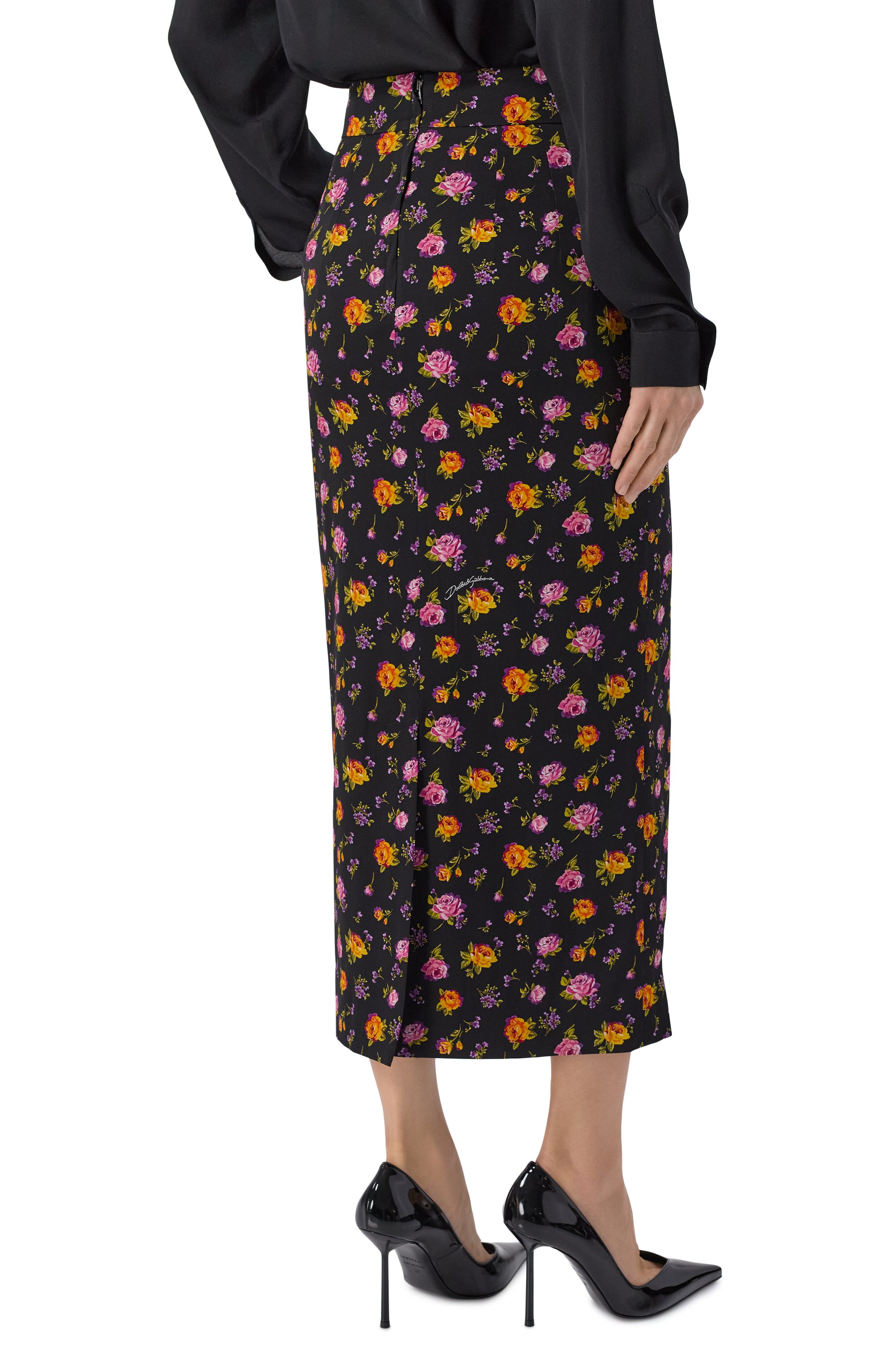 Шелковая юбка DOLCE & GABBANA, арт. F4DCBT/FSA8D, фото 4