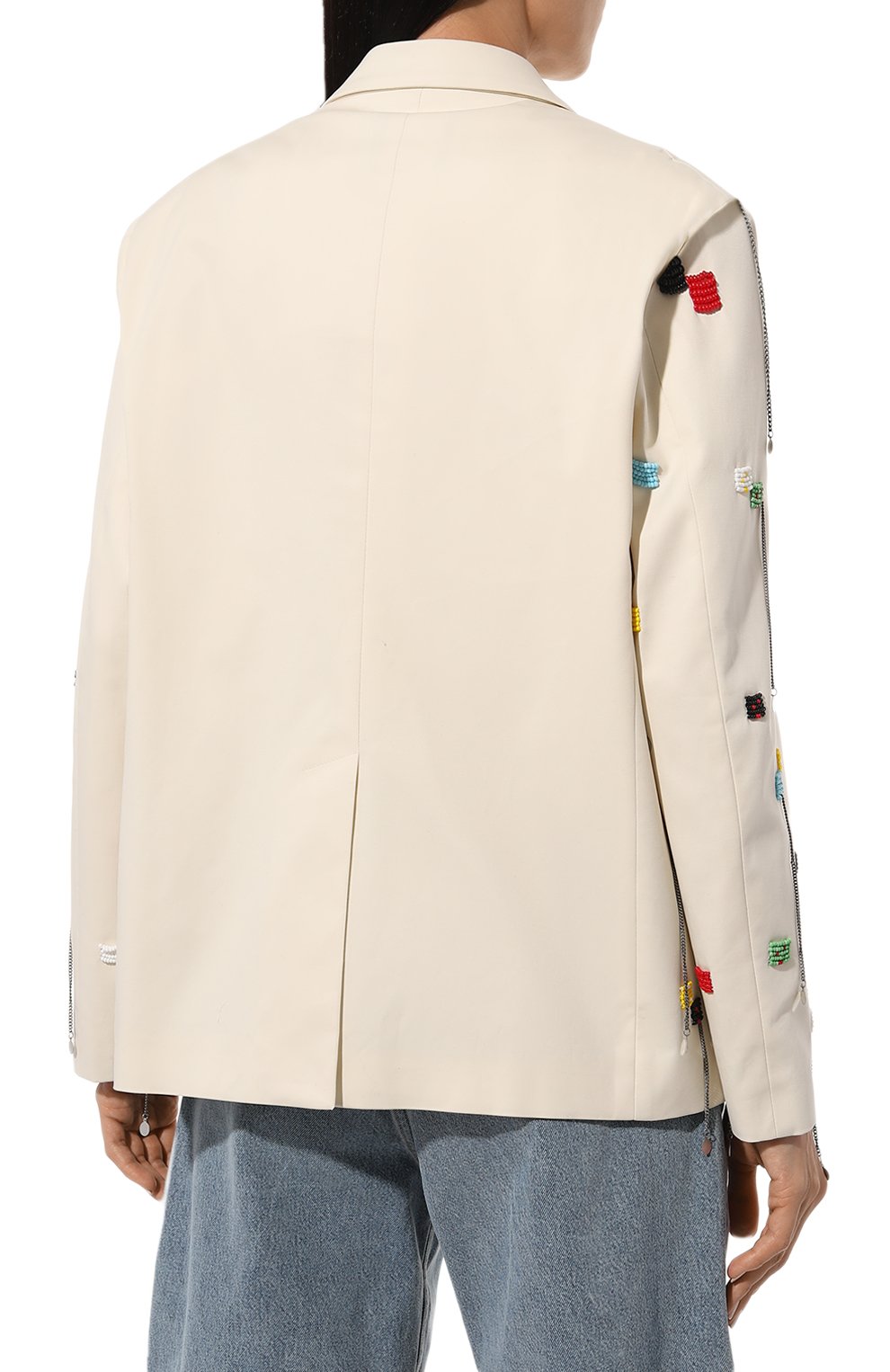 Хлопковый жакет MSGM, арт. 3642MDG01X/247313, фото 4