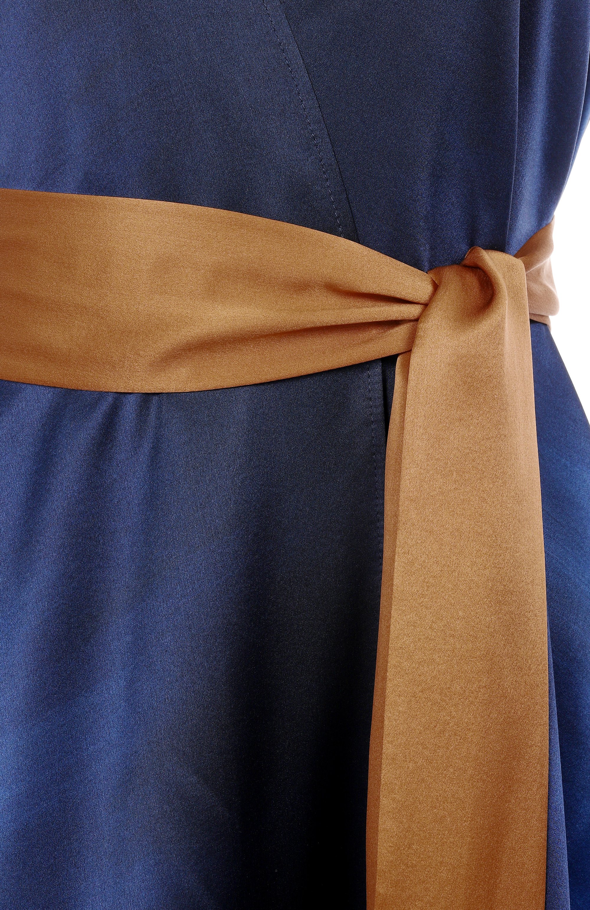 Атласное платье KITON, арт. D59362K0909E01, фото 6