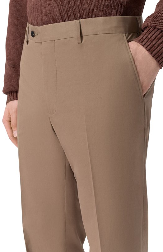 Хлопковые брюки MVST M25.1MM.T411/531 Бежевый  M25.1MM.T411/531 Фото 5