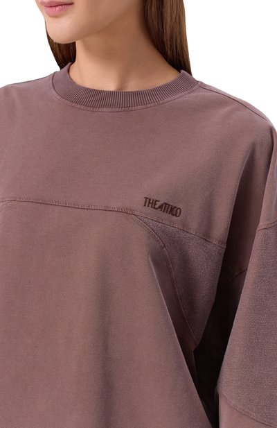 Хлопковый свитшот THE ATTICO, арт. 260WCF00025/JJF006AA, фото 5